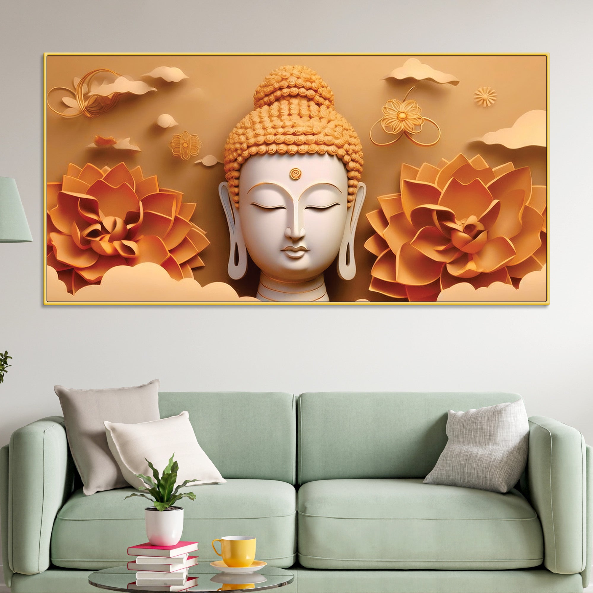 Buddha Elegant Calm Painting for Decor