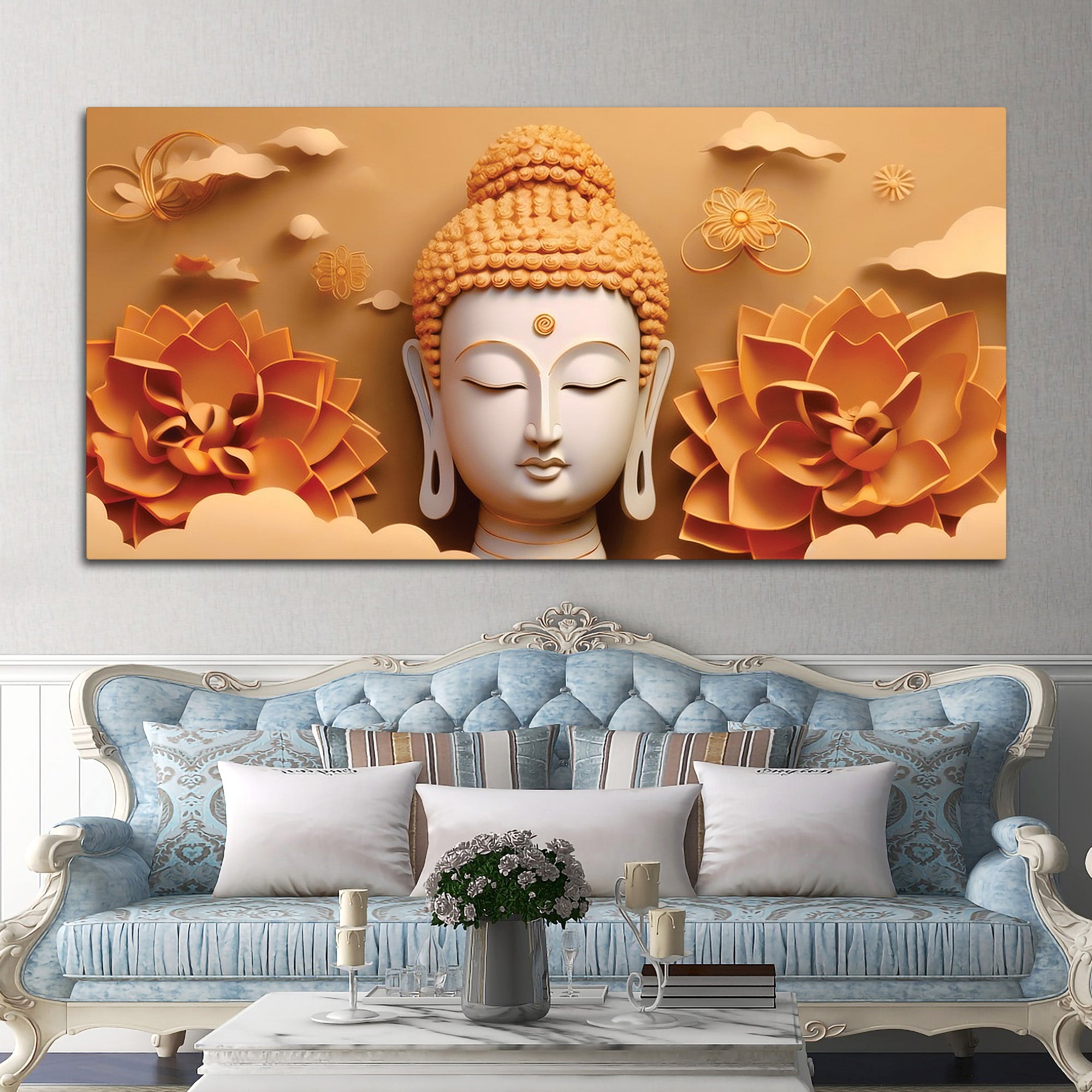 Buddha Elegant Calm Painting for Decor