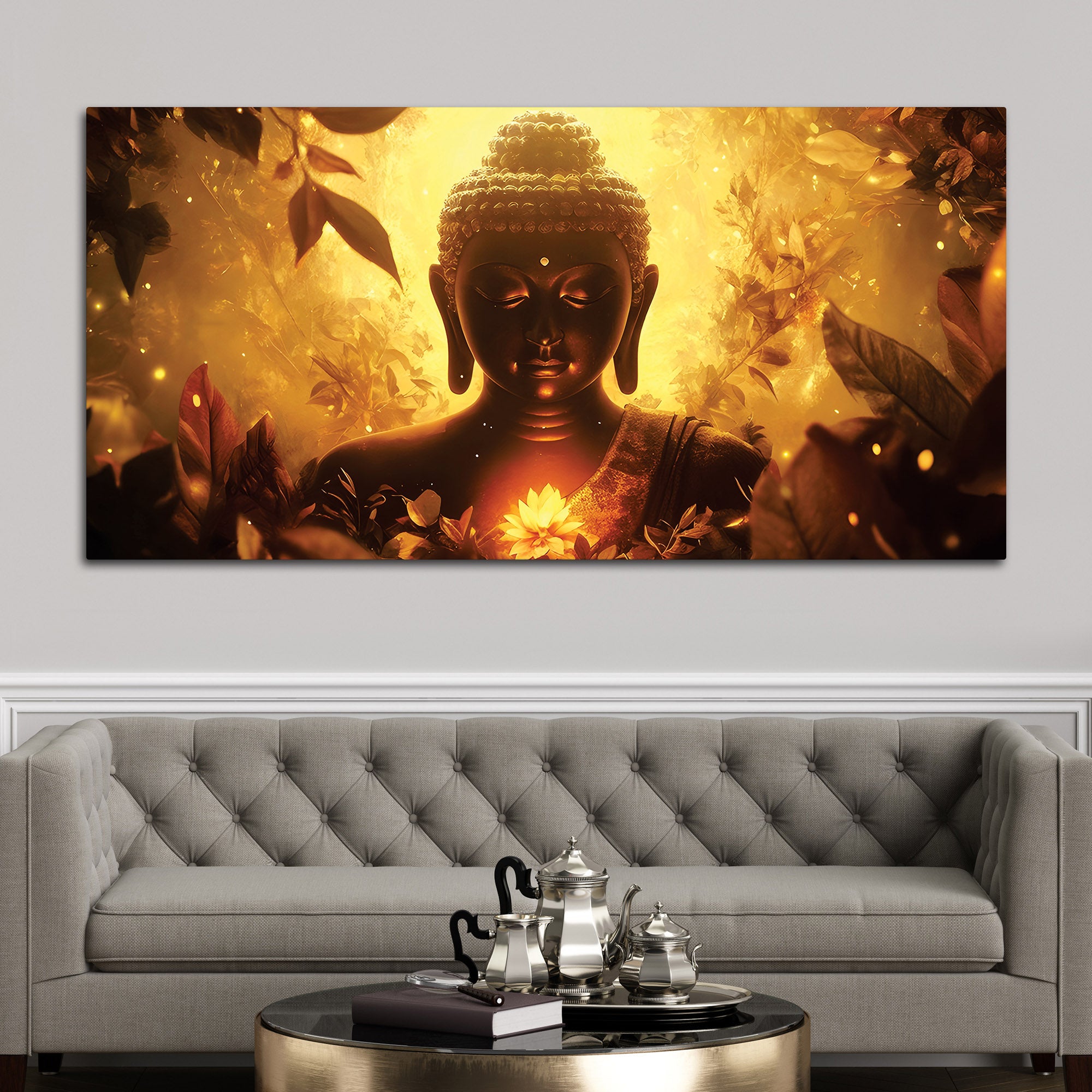 Buddha Energy Painting for Peaceful Ambience