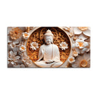 Buddha Face Canvas Painting – Modern Home Wall Decor