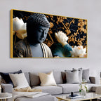 Buddha Face Painting for Wall Decoration