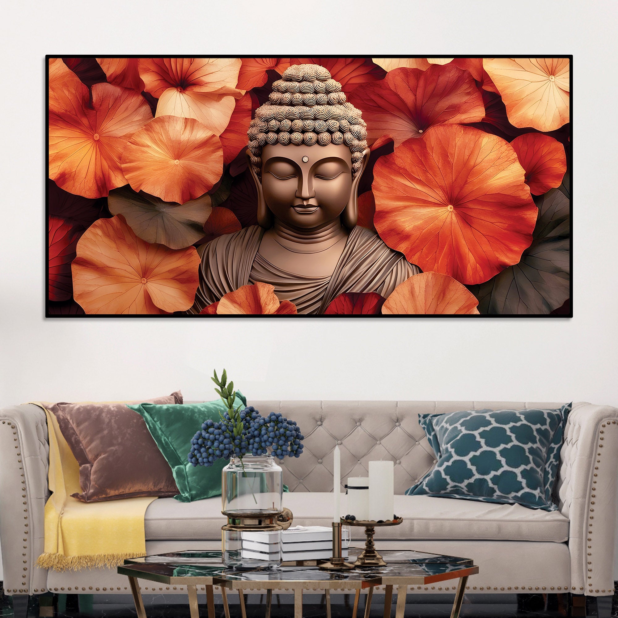 Buddha Grace Painting for Interior Decoration