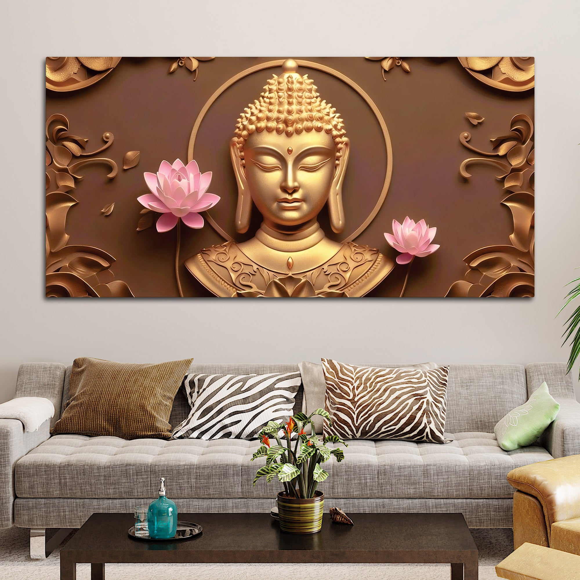 Buddha Graceful Art Painting for Living Room