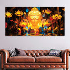 Buddha Harmony Wall Painting for Decor