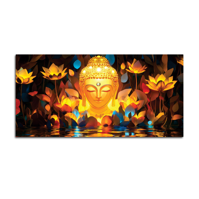 Buddha Harmony Wall Painting for Decor