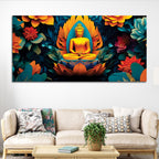 Buddha Inspiration Painting for Interior Walls