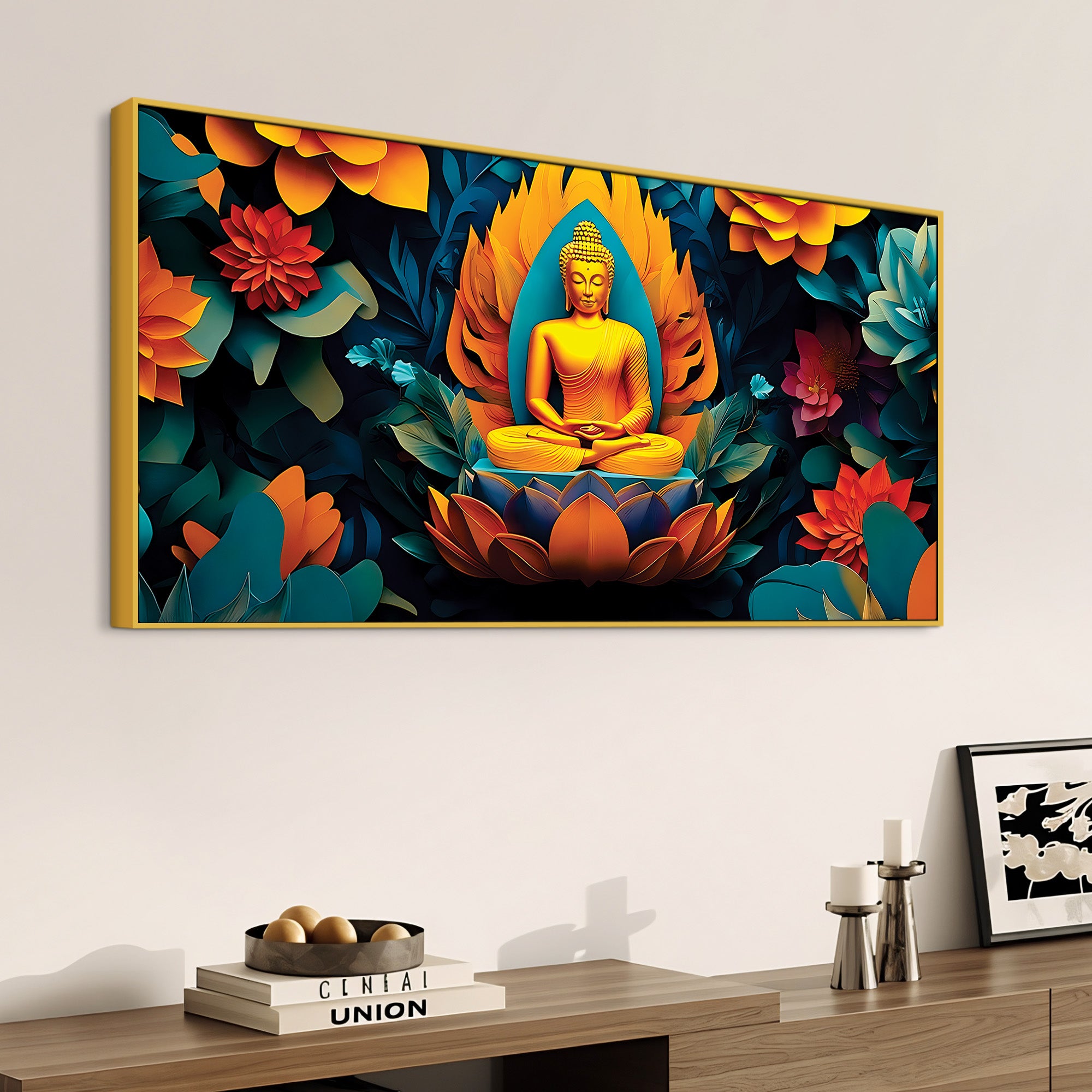 Buddha Inspiration Painting for Interior Walls