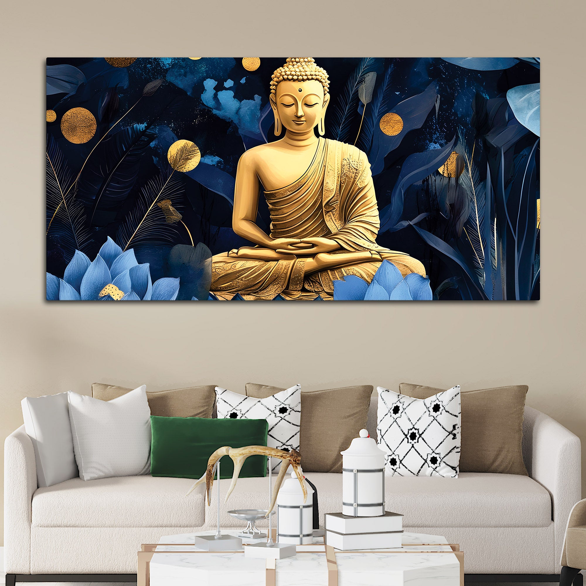 Buddha Meditation Art Painting for Home