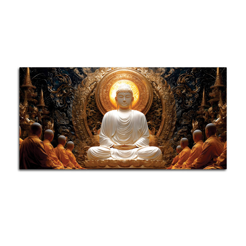 Buddha Meditation Wall Painting – Peaceful Home Decor