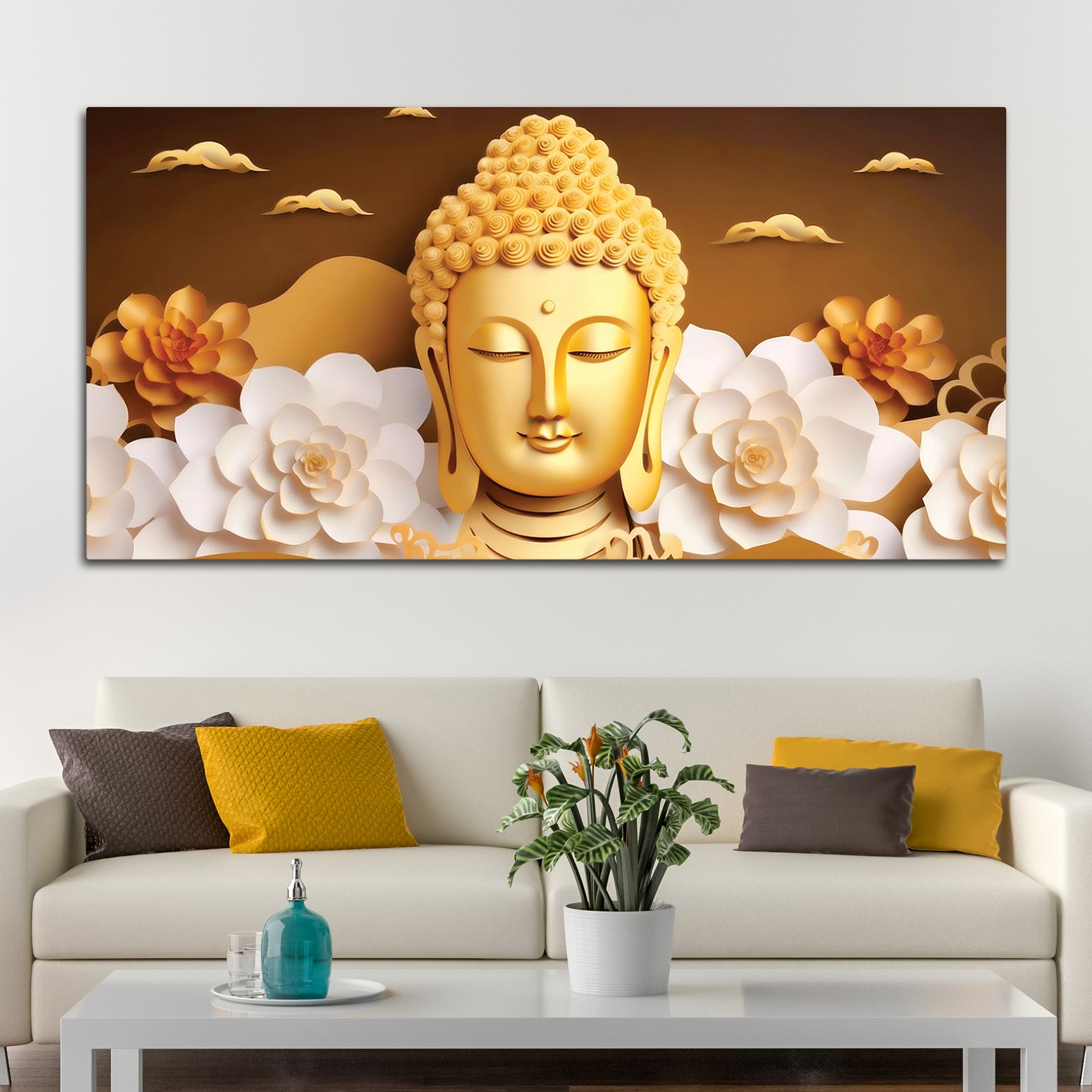 Buddha Mind Peace Painting for Home