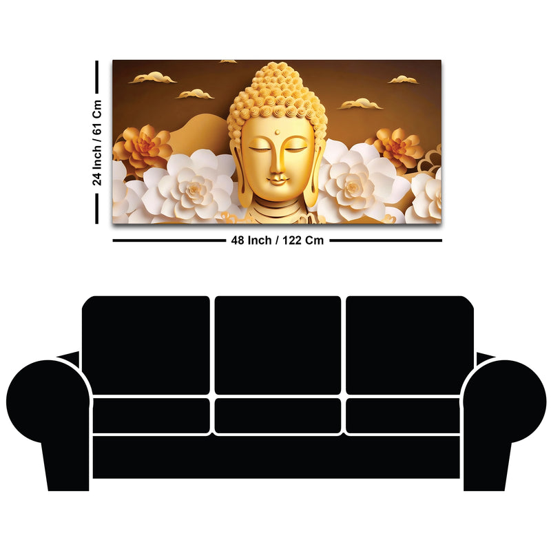 Buddha Mind Peace Painting for Home