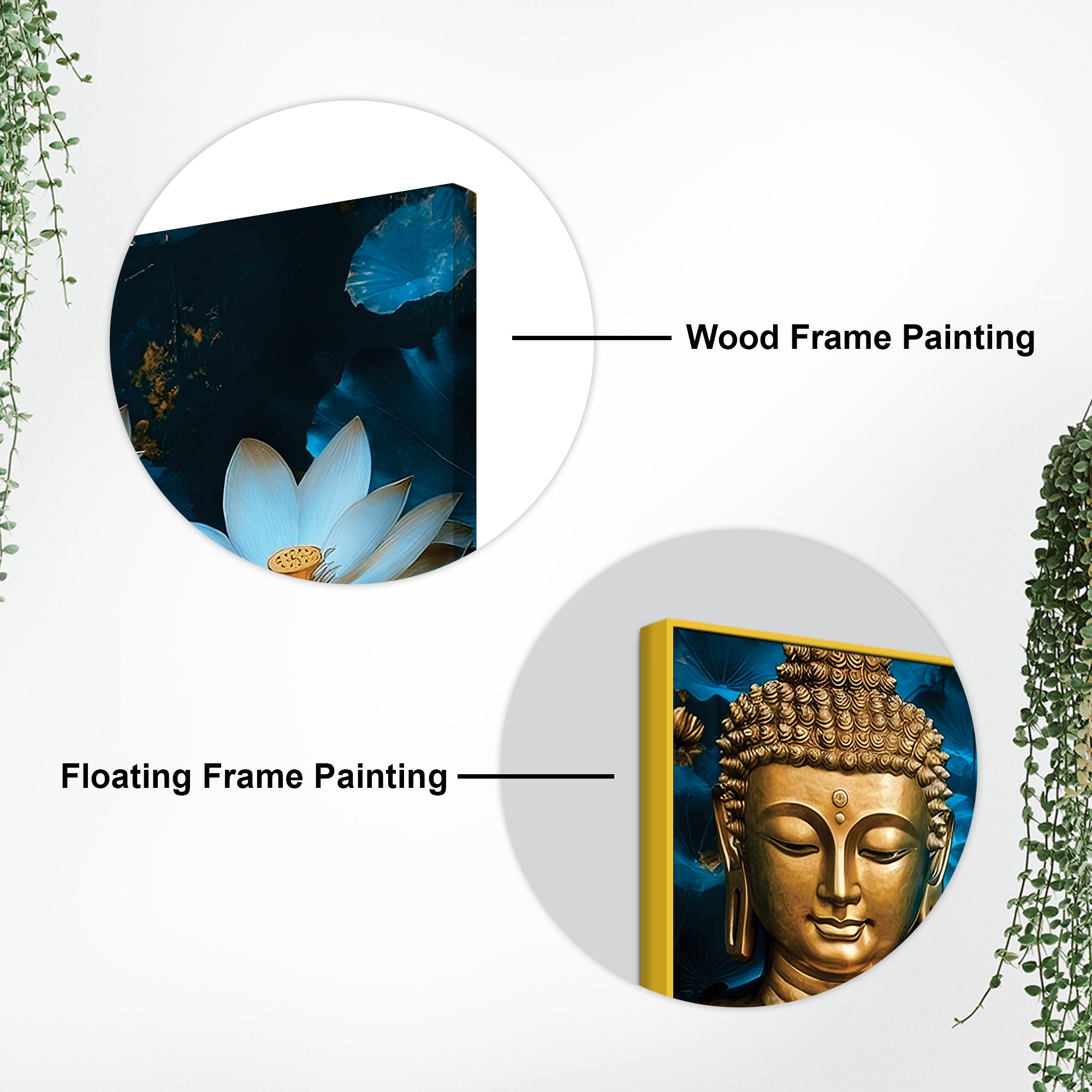 Buddha Mindfulness Painting for Wall Decor