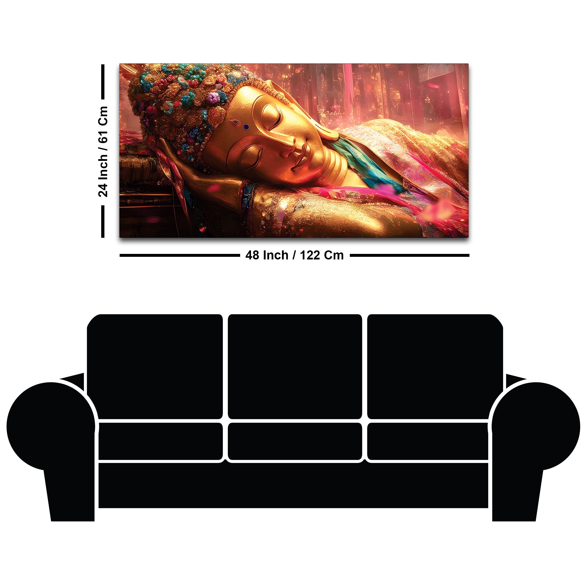 Buddha Peace Painting for Home Decoration
