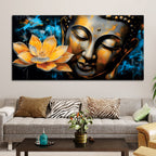 Buddha Peace Wall Painting – Meditation Room Decor