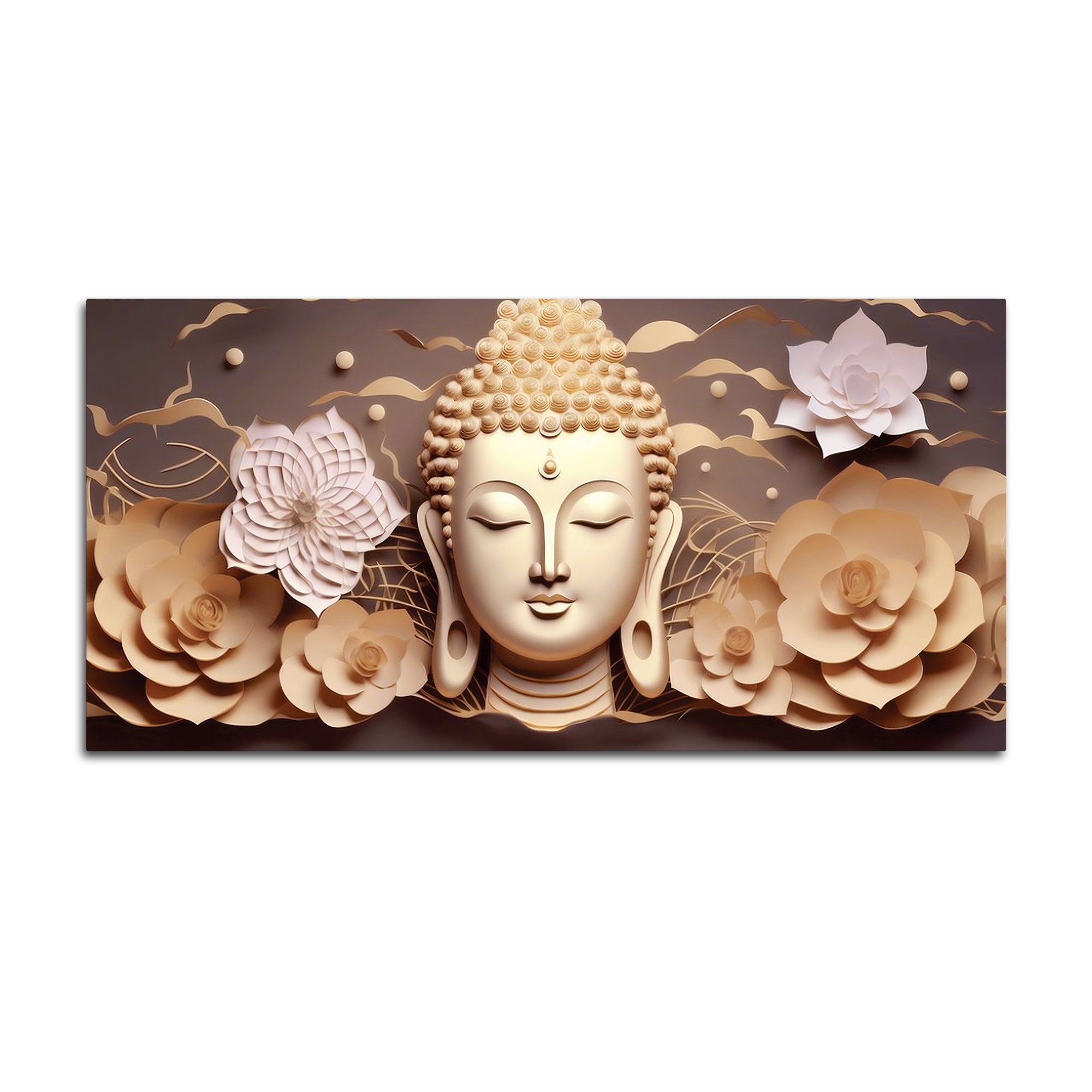 Buddha Peaceful Living Painting for Walls