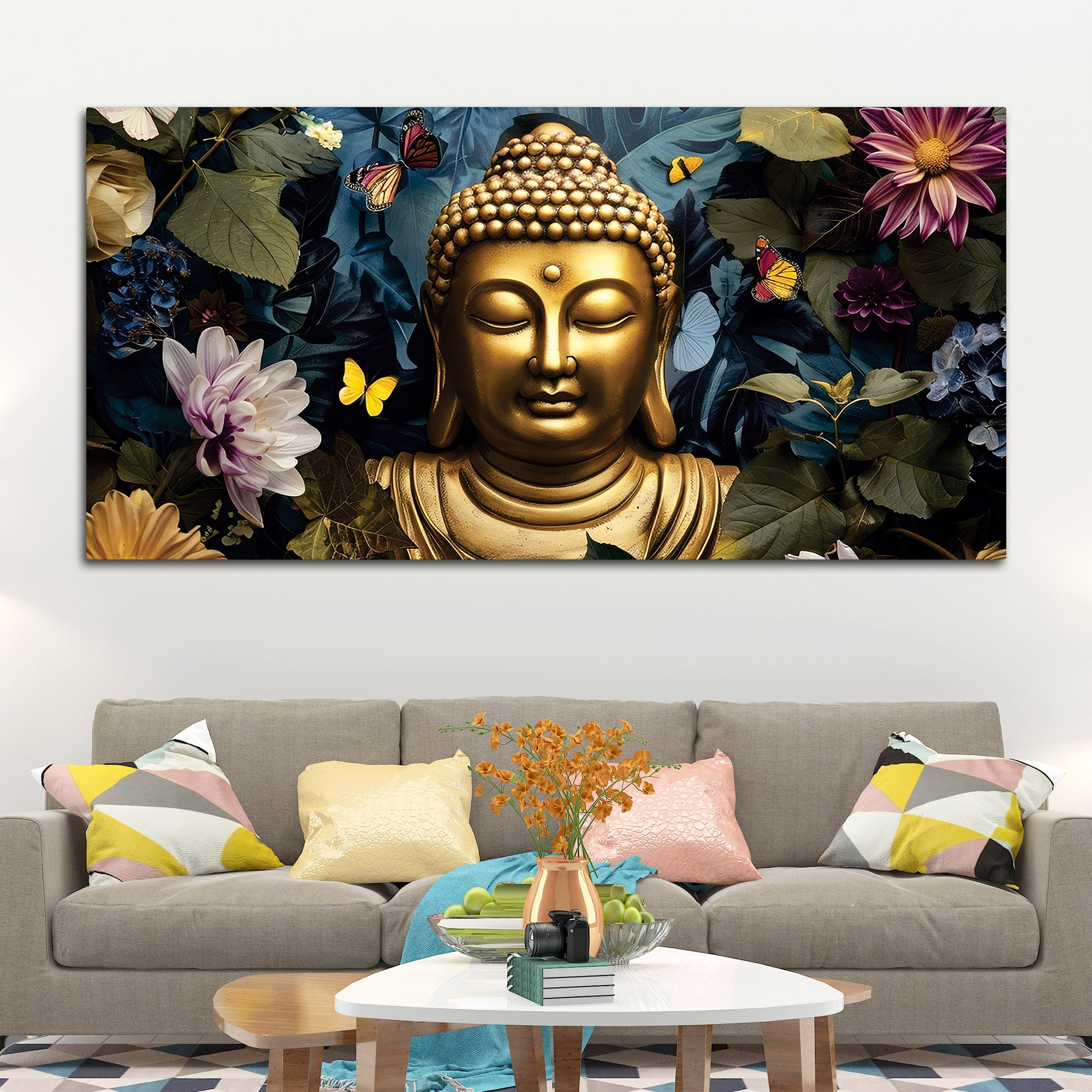 Buddha Peaceful Mood Painting for Home