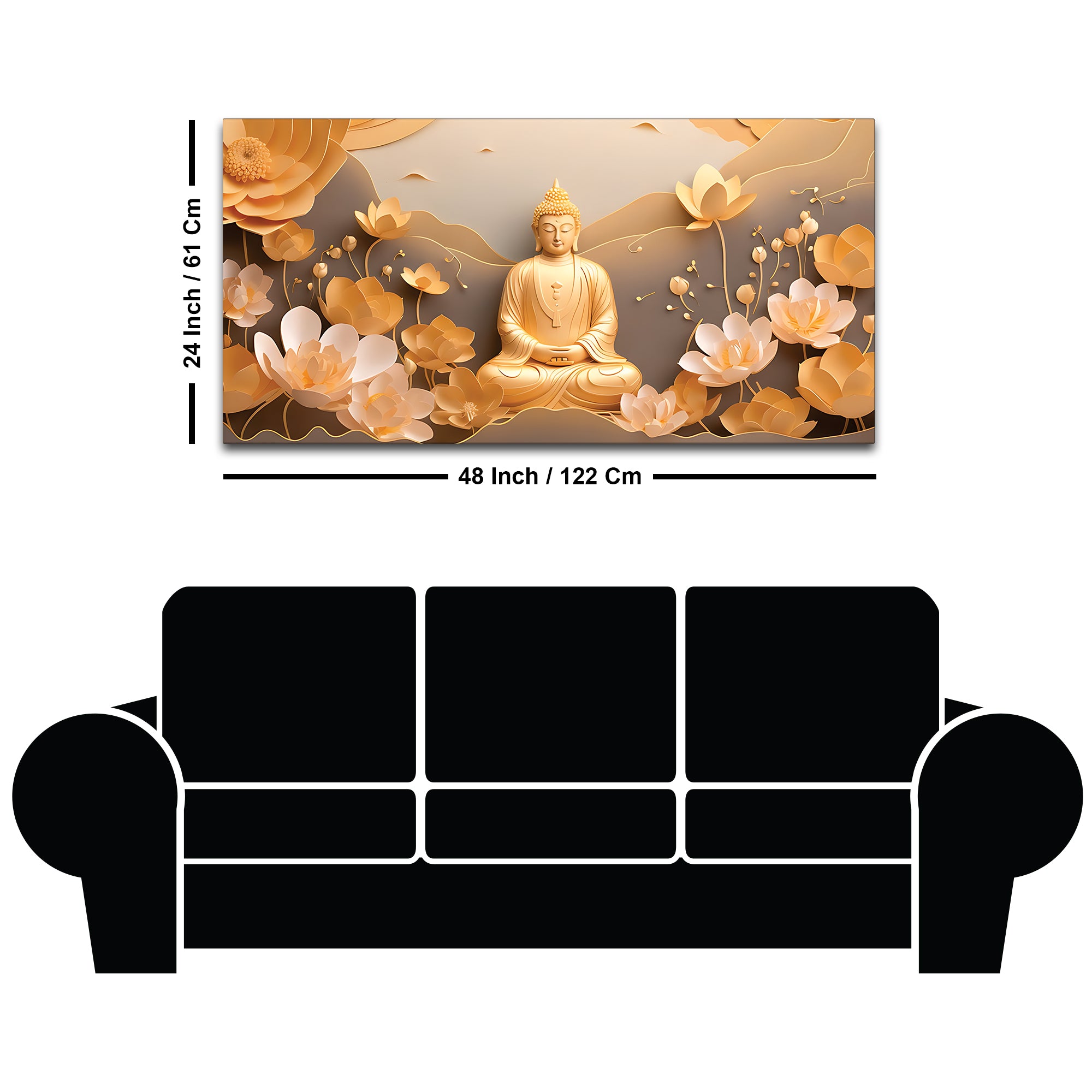 Buddha Premium Art Painting for Decor