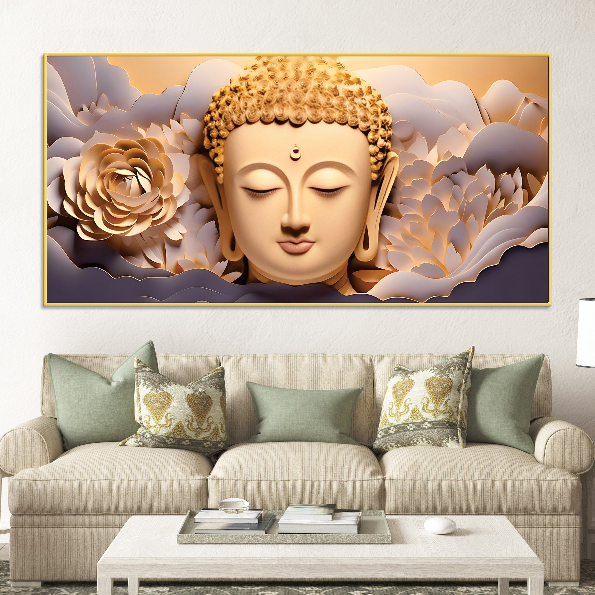 Buddha Relaxed Soul Painting for Interiors