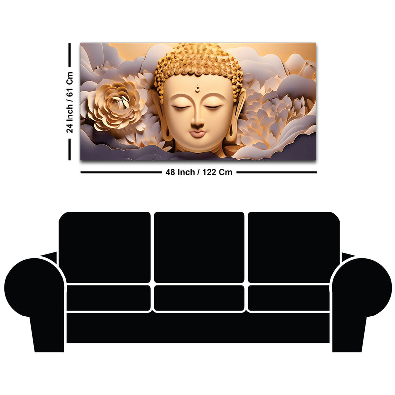 Buddha Relaxed Soul Painting for Interiors