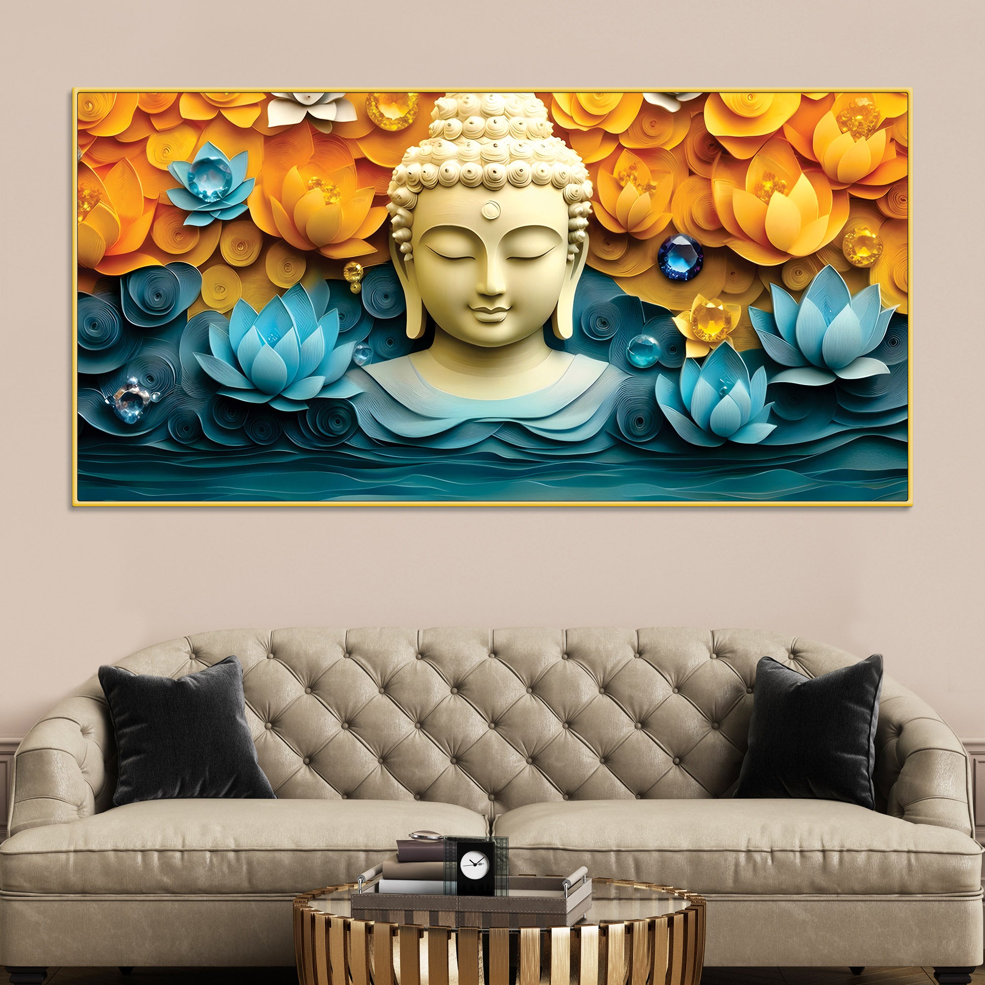 Buddha Sacred Painting for Home Walls