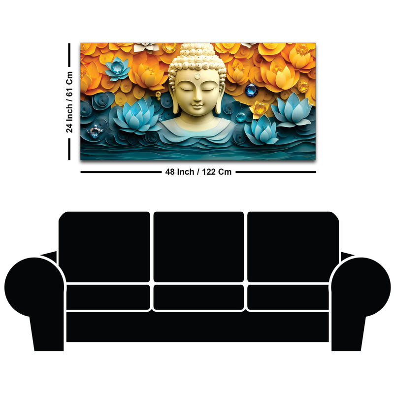 Buddha Sacred Painting for Home Walls
