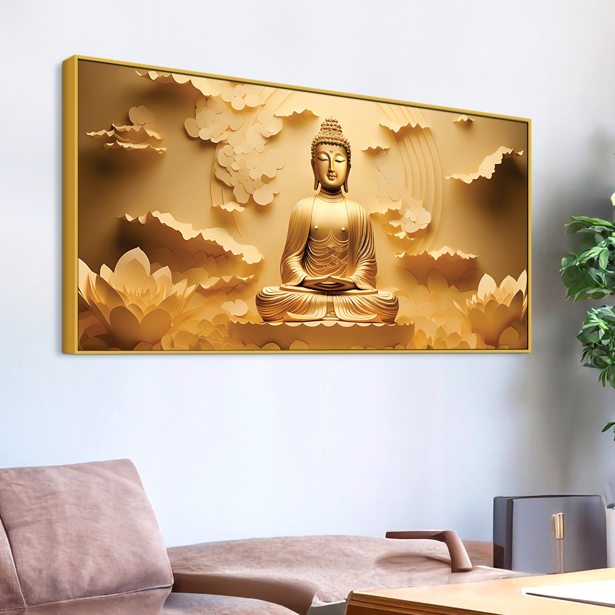 Buddha Sacred Space Painting for Wall Art