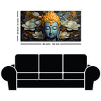Buddha Serenity Canvas Painting for Positive Home Vibes