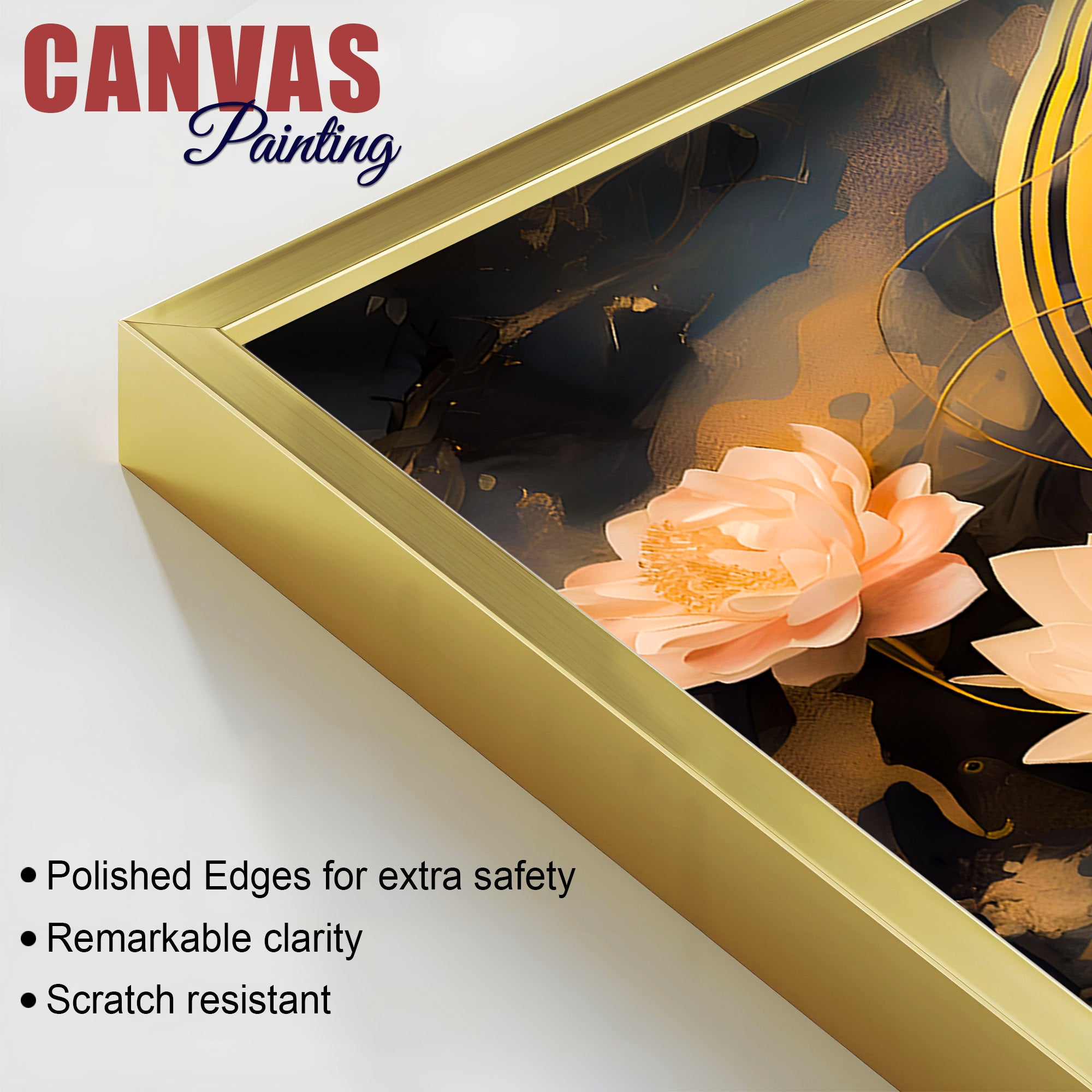 Buddha Serenity Canvas Wall Painting for Living Room & Office