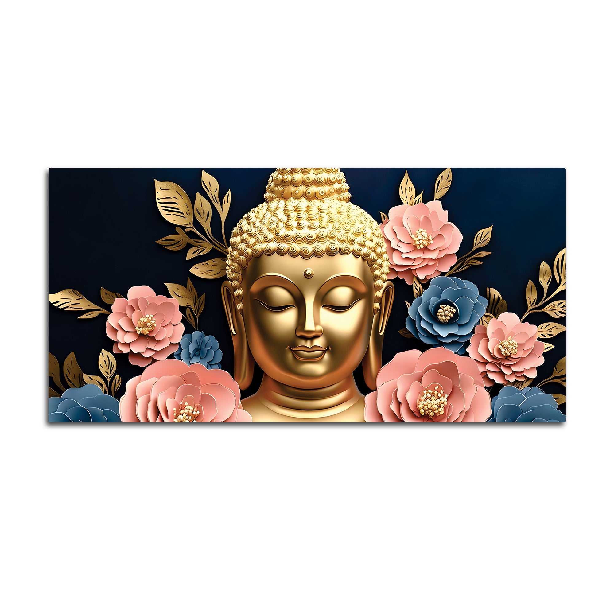 Buddha Silence Painting for Peaceful Homes