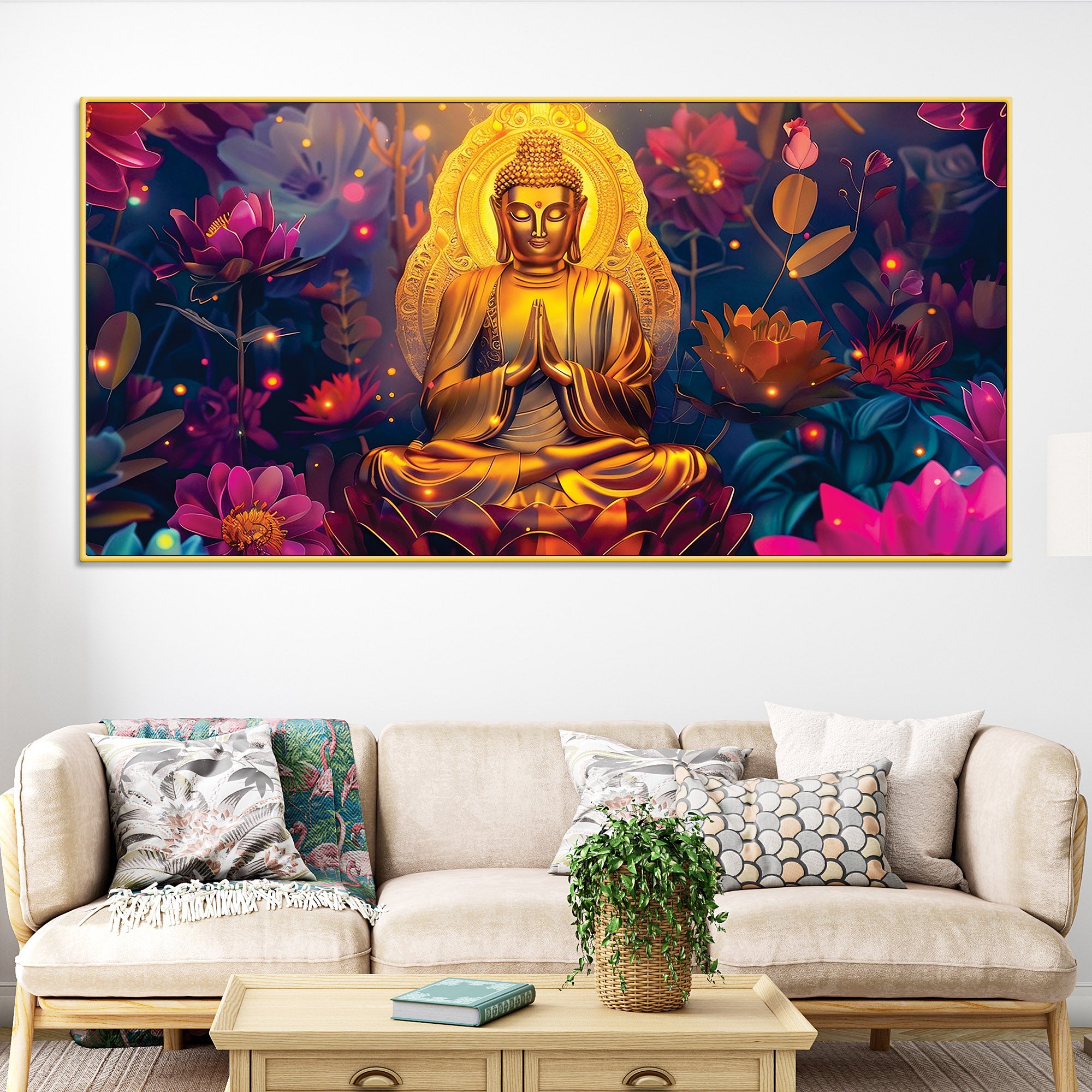  buddha-soft-light-painting-for-home-decor
