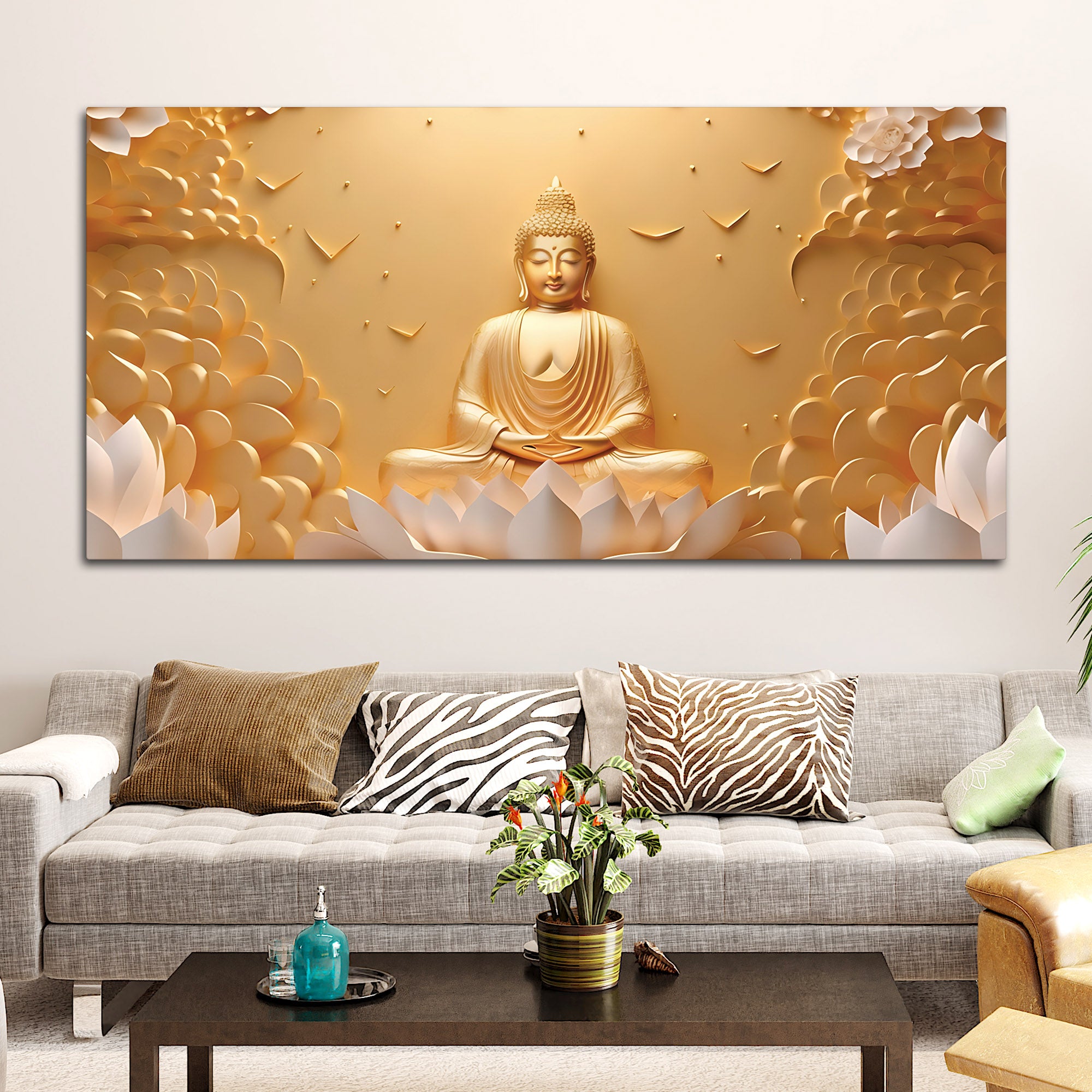 Buddha Spiritual Mood Painting for Home