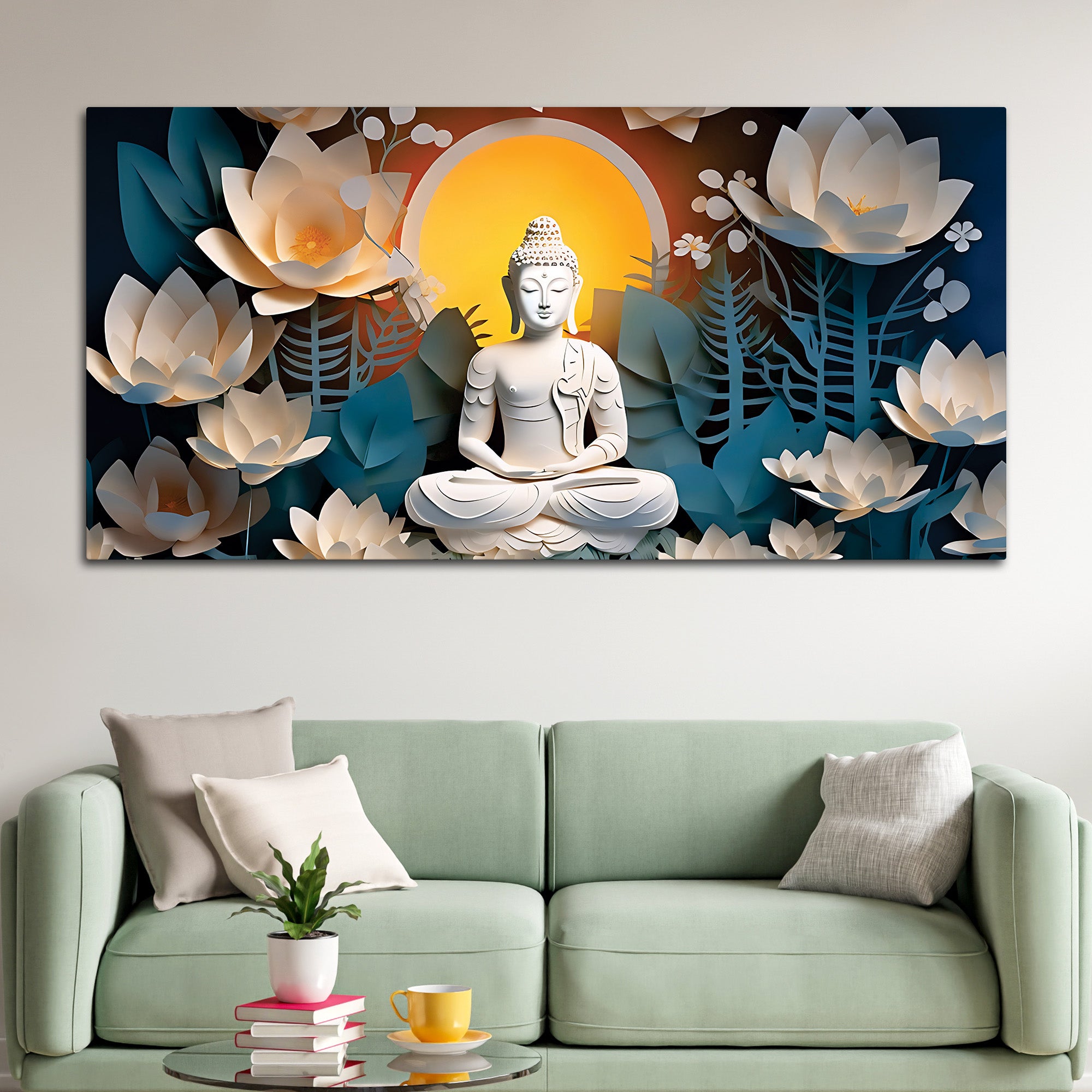Buddha Spiritual Painting for Home Décor
