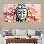 Buddha Spiritual Wall Painting for Office & Living Room Decor