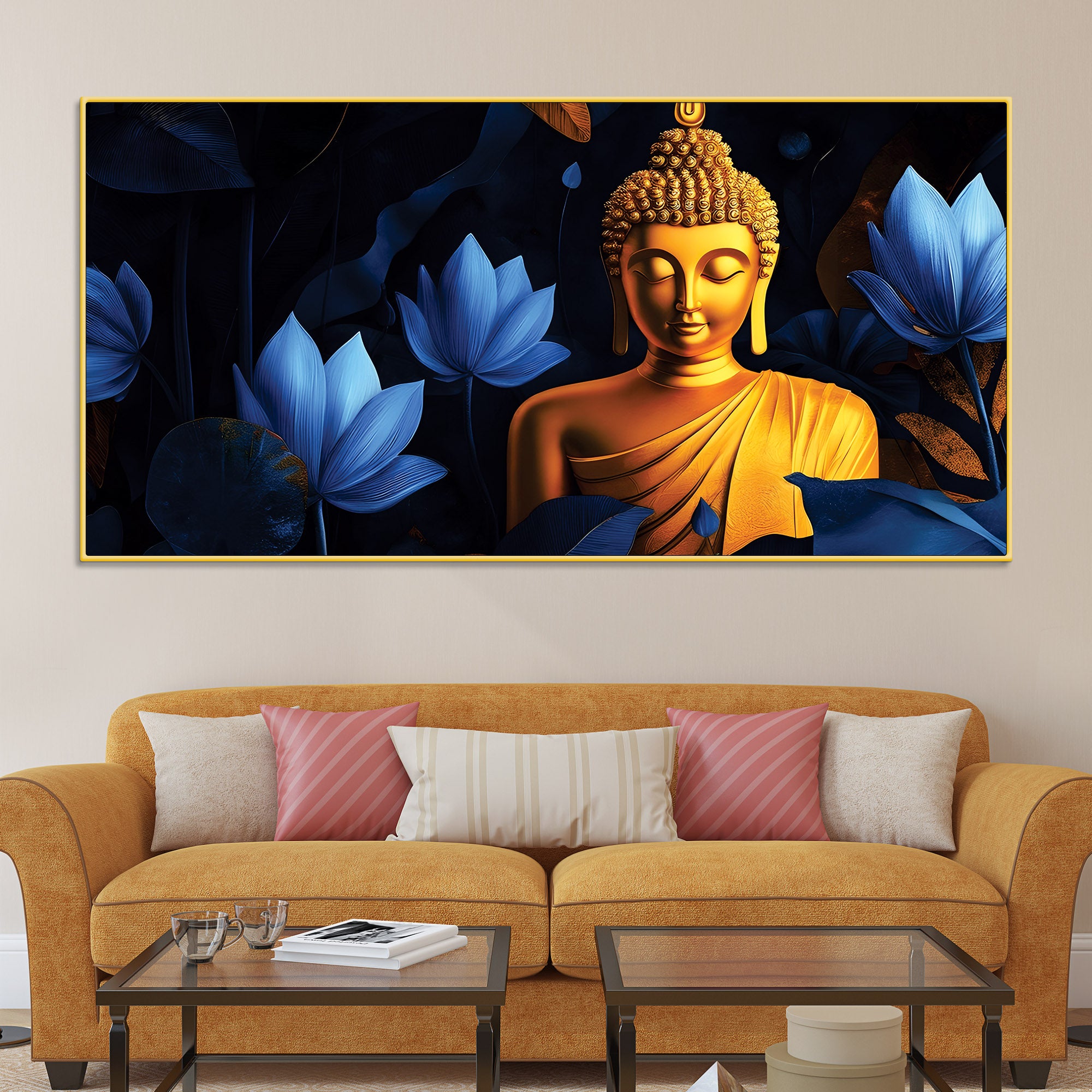 Buddha Tranquility Painting for Home Decor