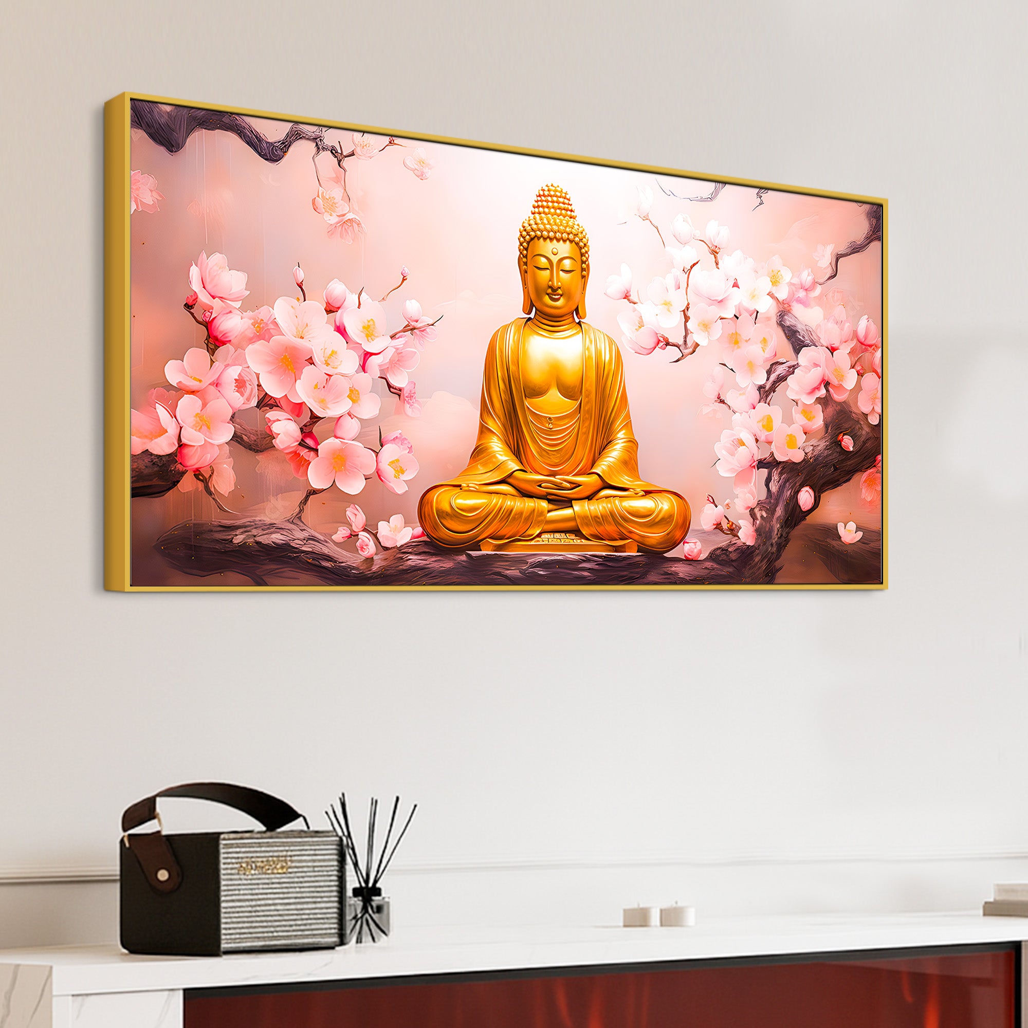 Buddha Wall Art Canvas Painting for Spiritual Décor