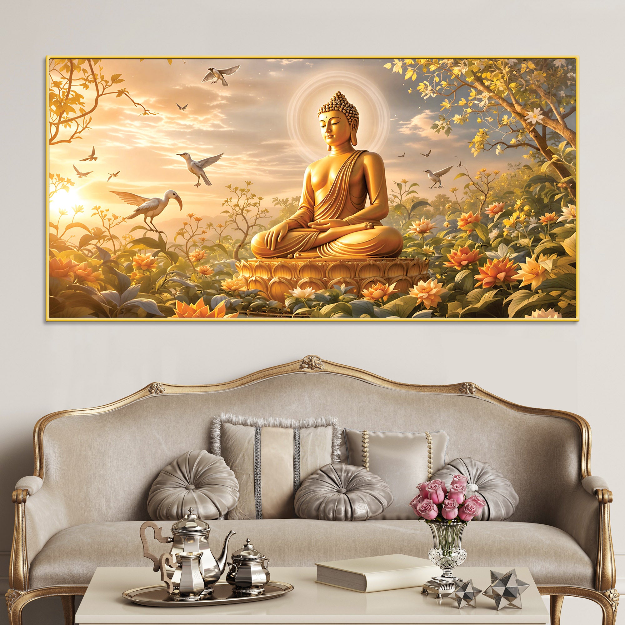  buddha-wall-painting-decor-for-calm-living-spaces