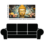 Buddha Wall Painting Decor for Modern Home Interiors