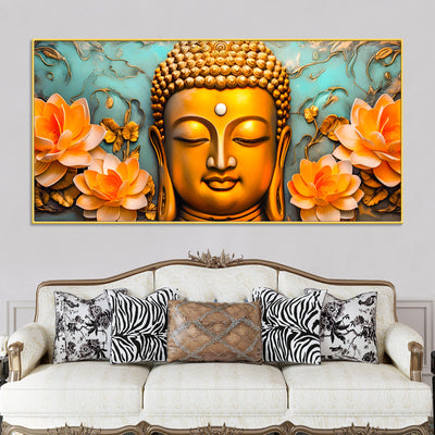buddha-wall-painting-for-artistic-home-styling