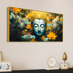 Buddha Wall Painting for Calm & Positive Energy