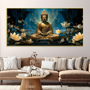 Buddha Wall Painting for Home Decor