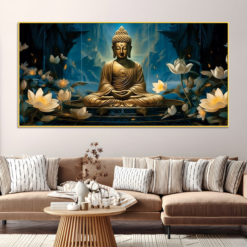Buddha Wall Painting for Home Decor