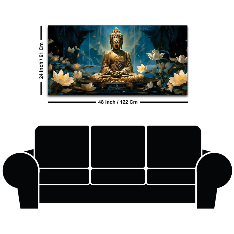 Buddha Wall Painting for Home Decor