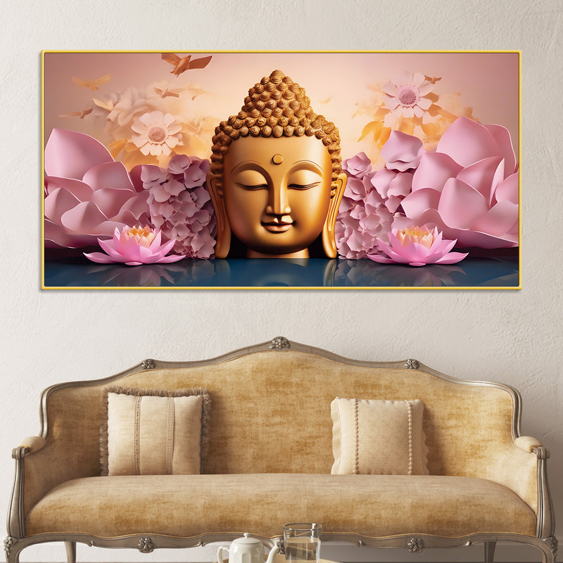  buddha-wall-painting-for-home-decor-peaceful-interiors