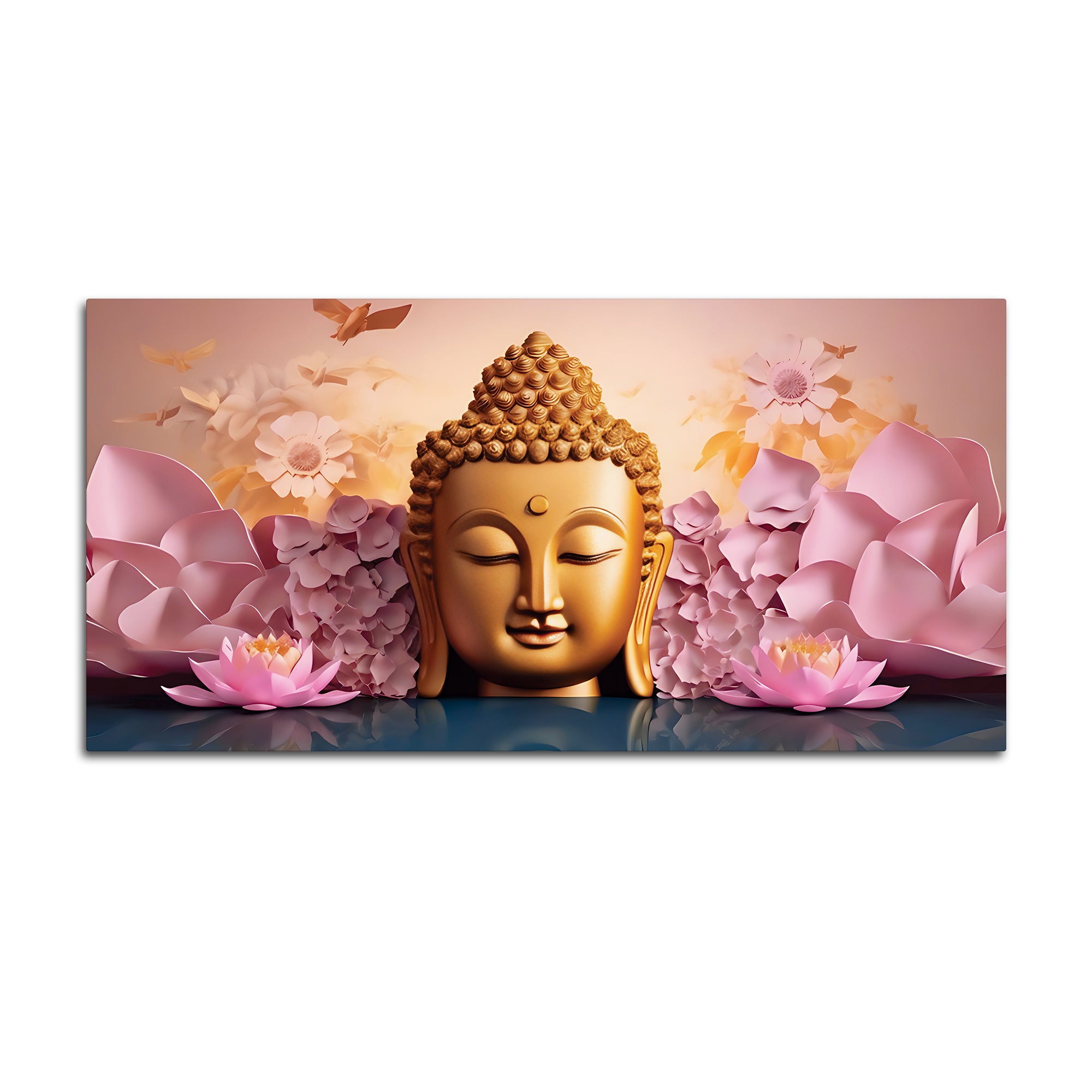 Buddha Wall Painting for Home Decor & Peaceful Interiors