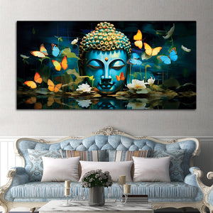 Buddha Wall Painting for Living Room – Calm Vibes Art