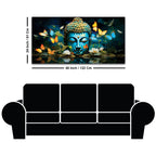 Buddha Wall Painting for Living Room – Calm Vibes Art