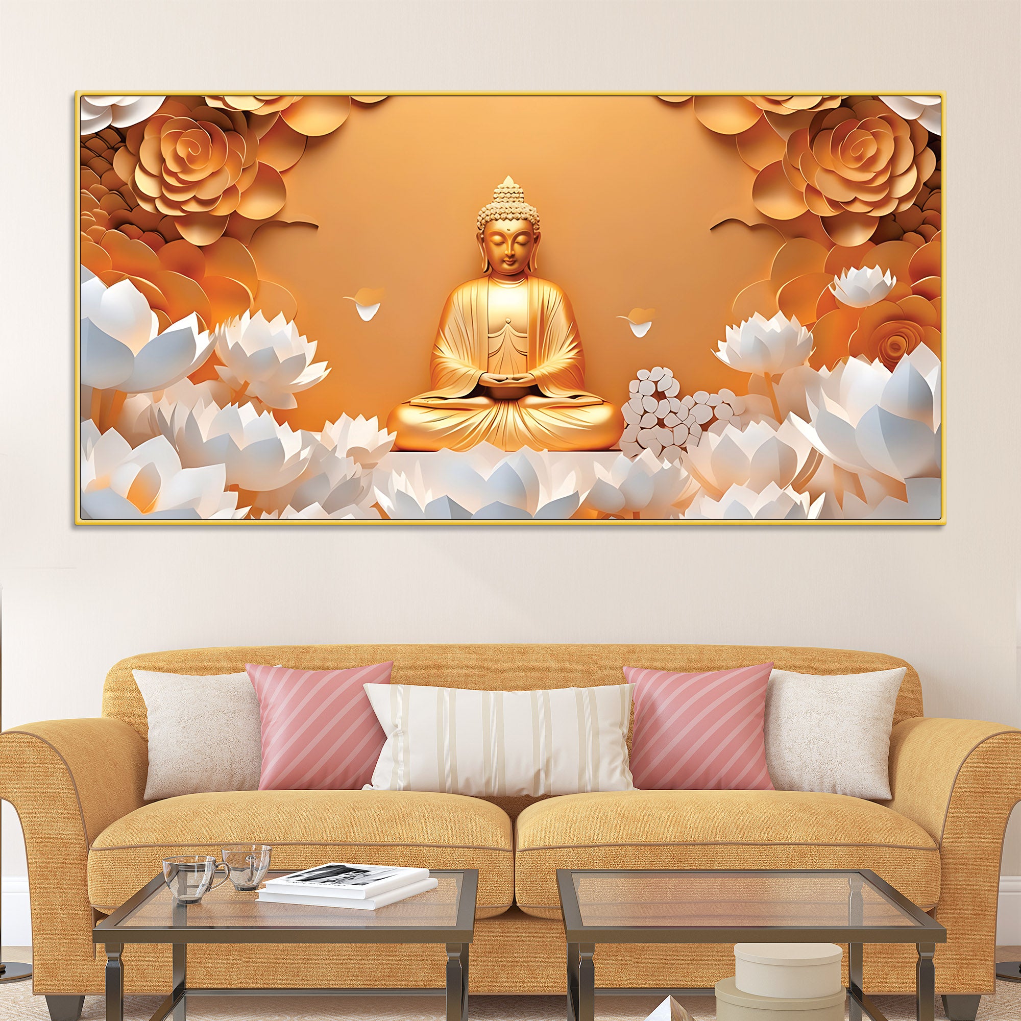 buddha-wall-painting-for-living-room-wall-decor