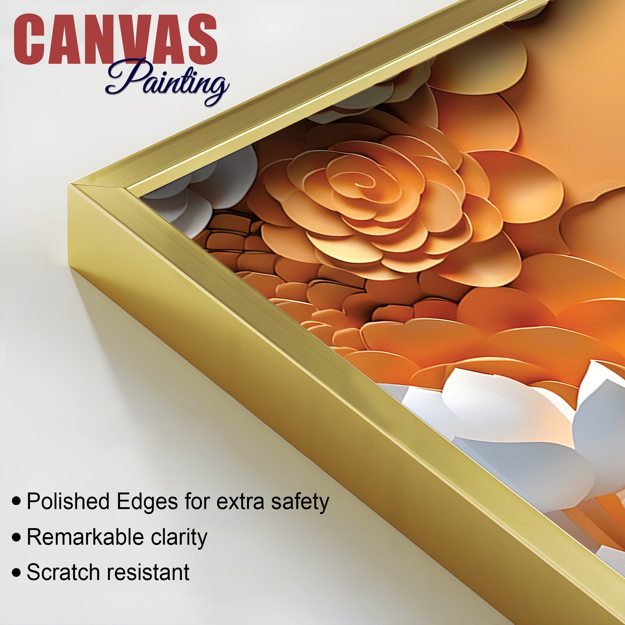 Buddha Wall Painting for Living Room Wall Décor