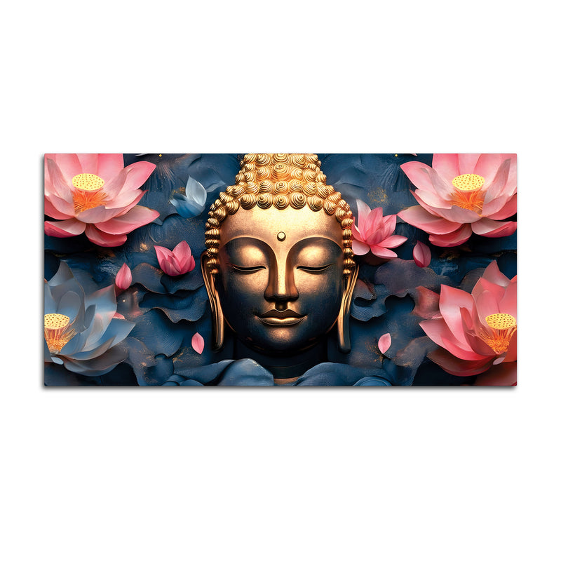 Buddha Wall Painting for Luxury Home Décor