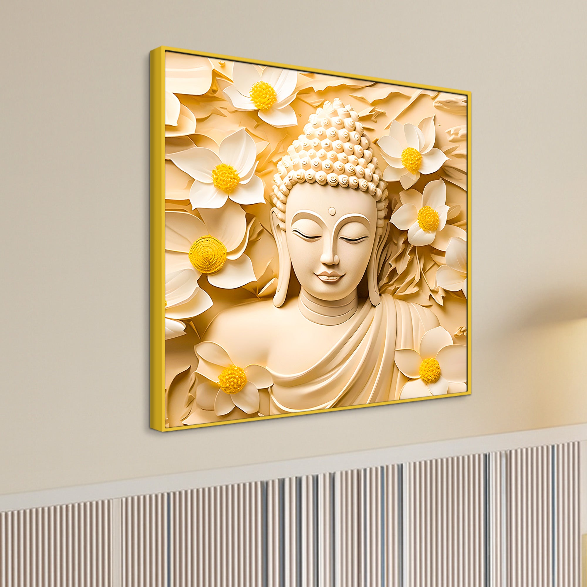 Buddha Wall Painting for Modern Home Interiors
